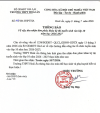Thông báo thời gian phúc khảo